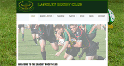 Desktop Screenshot of langleyrugby.com